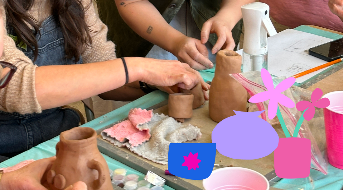 2/22 Pinch Pot Vase Workshop